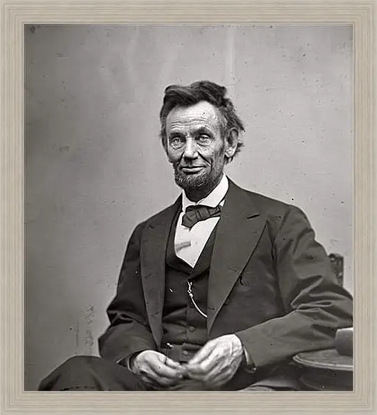 Картина в раме - February 5, 1865. Abraham Lincoln. - 05 Февраля 1865г. Авраам Линкольн
Картина в раме - February 5, 1865. Abraham Lincoln. - 05 Февраля 1865г. Авраам Линкольн