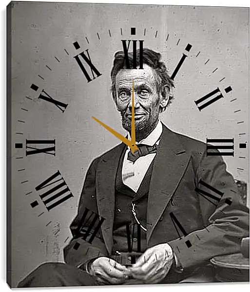 Часы картина - February 5, 1865. Abraham Lincoln. - 05 Февраля 1865г. Авраам Линкольн
Часы картина - February 5, 1865. Abraham Lincoln. - 05 Февраля 1865г. Авраам Линкольн