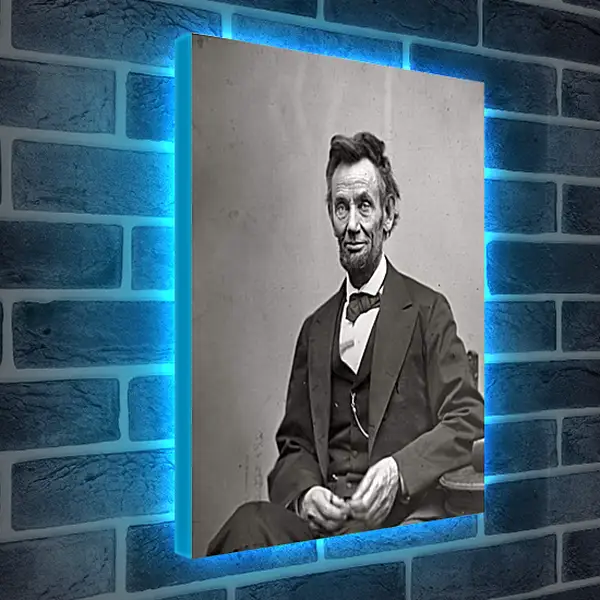 Лайтбокс световая панель - February 5, 1865. Abraham Lincoln. - 05 Февраля 1865г. Авраам Линкольн
Лайтбокс световая панель - February 5, 1865. Abraham Lincoln. - 05 Февраля 1865г. Авраам Линкольн