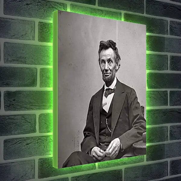 Лайтбокс световая панель - February 5, 1865. Abraham Lincoln. - 05 Февраля 1865г. Авраам Линкольн
Лайтбокс световая панель - February 5, 1865. Abraham Lincoln. - 05 Февраля 1865г. Авраам Линкольн