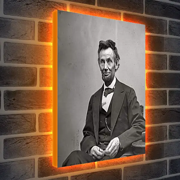 Лайтбокс световая панель - February 5, 1865. Abraham Lincoln. - 05 Февраля 1865г. Авраам Линкольн
Лайтбокс световая панель - February 5, 1865. Abraham Lincoln. - 05 Февраля 1865г. Авраам Линкольн