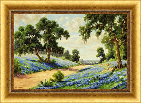 Картина в раме - Лес Картина в раме - Лес