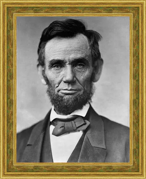 Картина в раме - Abraham Lincoln - Авраам Линкольн Картина в раме - Abraham Lincoln - Авраам Линкольн