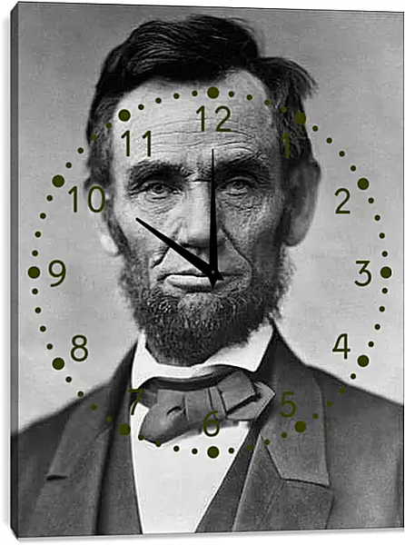 Часы картина - Abraham Lincoln - Авраам Линкольн
Часы картина - Abraham Lincoln - Авраам Линкольн