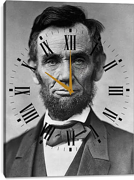 Часы картина - Abraham Lincoln - Авраам Линкольн
Часы картина - Abraham Lincoln - Авраам Линкольн