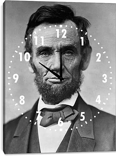 Часы картина - Abraham Lincoln - Авраам Линкольн Часы картина - Abraham Lincoln - Авраам Линкольн
