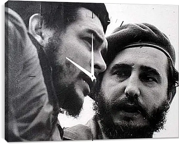 Часы картина - Che Guevara - Че Гевара и Фидель Кастро
Часы картина - Che Guevara - Че Гевара и Фидель Кастро