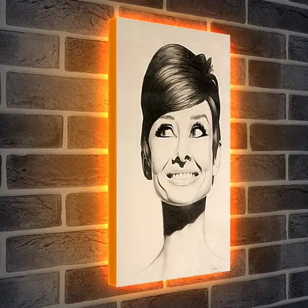Лайтбокс световая панель - Audrey Hepburn - Одри Хепберн
Лайтбокс световая панель - Audrey Hepburn - Одри Хепберн
