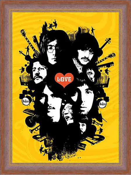 Картина в раме - The Beatles - Битлз Картина в раме - The Beatles - Битлз