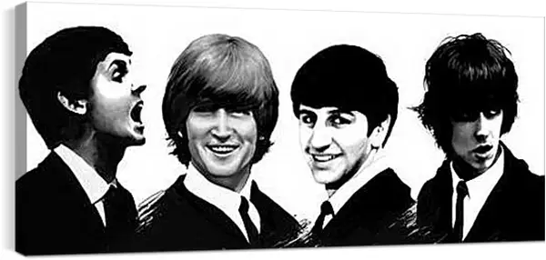 Постер на подрамнике - The Beatles - Битлз Постер на подрамнике - The Beatles - Битлз