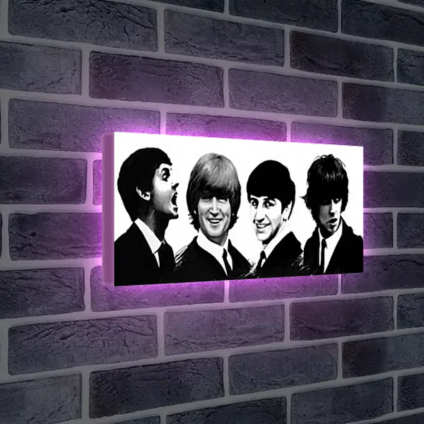 Лайтбокс световая панель - The Beatles - Битлз Лайтбокс световая панель - The Beatles - Битлз