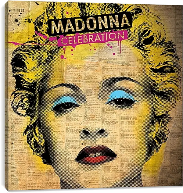 Постер на подрамнике - Madonna - Мадонна Постер на подрамнике - Madonna - Мадонна