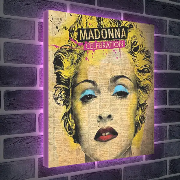 Лайтбокс световая панель - Madonna - Мадонна Лайтбокс световая панель - Madonna - Мадонна