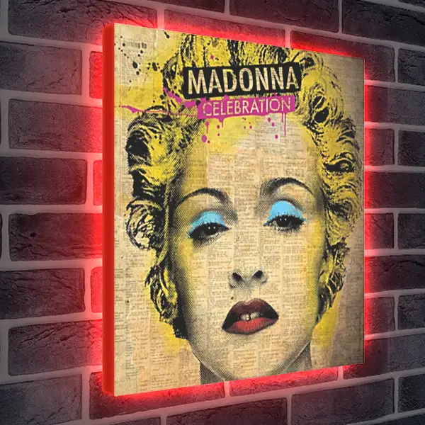 Лайтбокс световая панель - Madonna - Мадонна Лайтбокс световая панель - Madonna - Мадонна