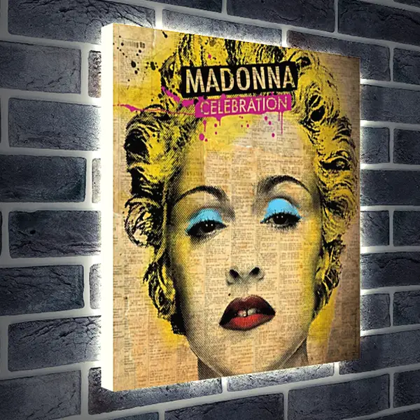 Лайтбокс световая панель - Madonna - Мадонна Лайтбокс световая панель - Madonna - Мадонна