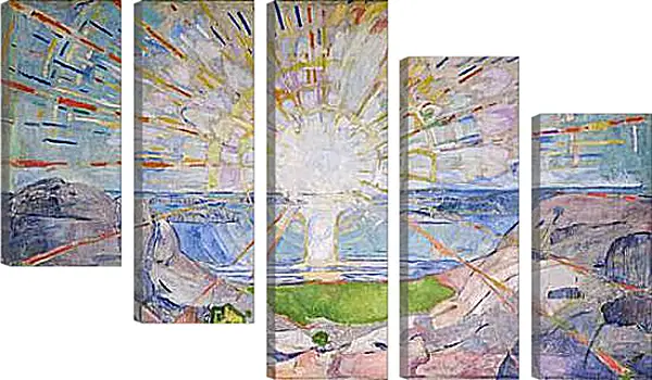 Модульная картина - The Sun. Эдвард Мун Модульная картина - The Sun. Эдвард Мун