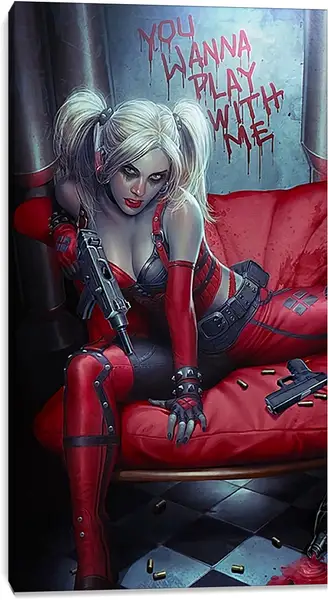 Постер на подрамнике - Харли Квинн (Harley Quinn) Постер на подрамнике - Харли Квинн (Harley Quinn)