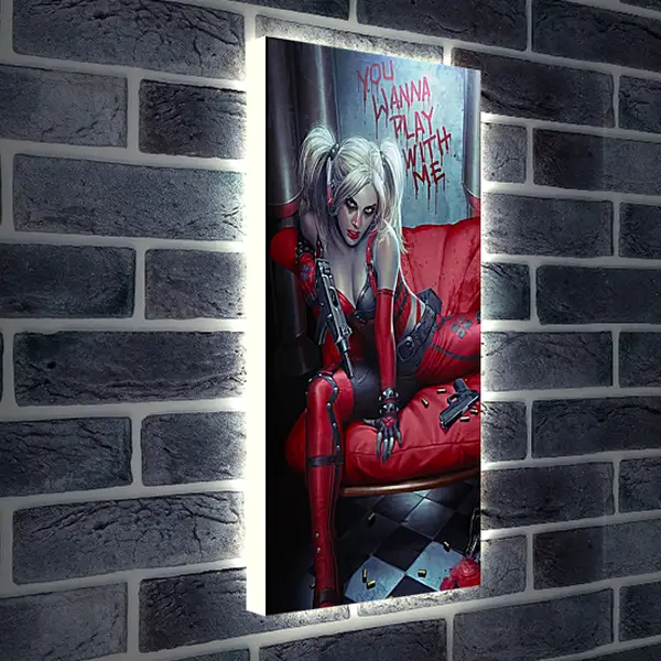 Лайтбокс световая панель - Харли Квинн (Harley Quinn) Лайтбокс световая панель - Харли Квинн (Harley Quinn)