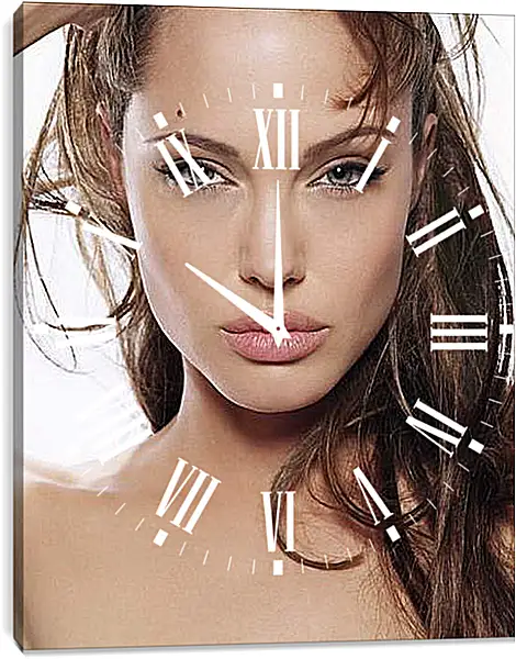 Часы картина - Angelina Jolie - Анджелина Джоли Часы картина - Angelina Jolie - Анджелина Джоли