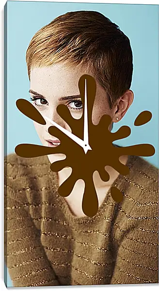 Часы картина - Эмма Уотсон. Emma Watson Часы картина - Эмма Уотсон. Emma Watson
