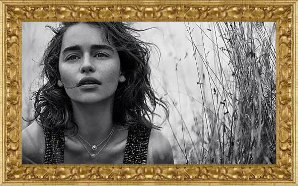 Картина в раме - Эмилия Кларк. Emilia Clarke Картина в раме - Эмилия Кларк. Emilia Clarke