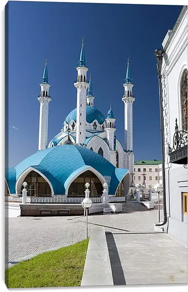 Постер на подрамнике - Казань Мечеть Постер на подрамнике - Казань Мечеть