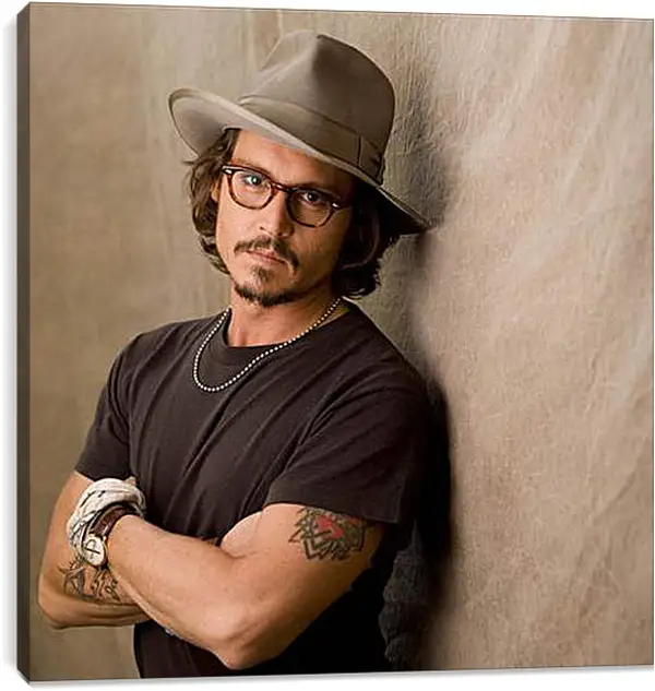 Постер на подрамнике - Johnny Depp - Джонни Депп Постер на подрамнике - Johnny Depp - Джонни Депп