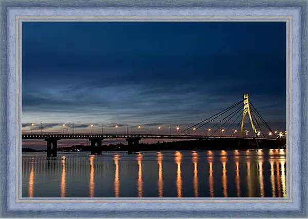 Картина в раме - Мост Киев Картина в раме - Мост Киев