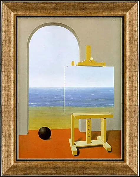 Картина в раме - The human condition. Рене Магритт Картина в раме - The human condition. Рене Магритт
