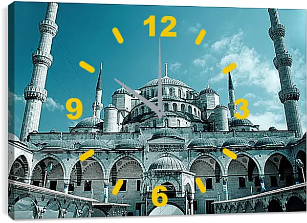 Часы картина - Grand Mosque. Дубай Часы картина - Grand Mosque. Дубай