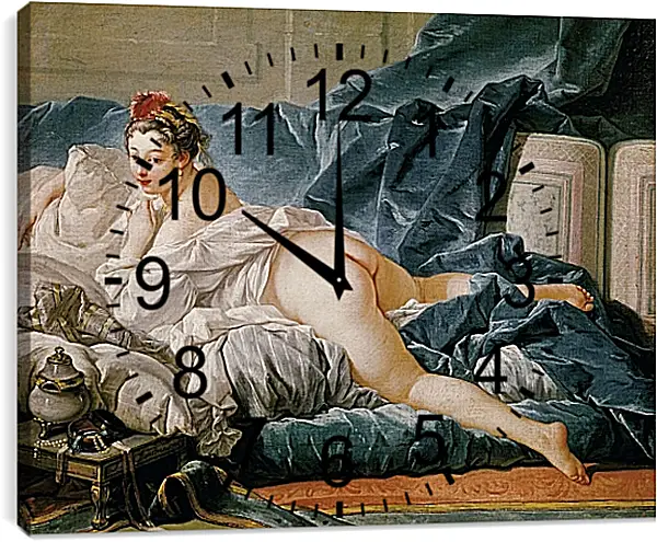 Часы картина - Портрет 15 летней Луизы о Мёрфи. Франсуа Буше Часы картина - Портрет 15 летней Луизы о Мёрфи. Франсуа Буше