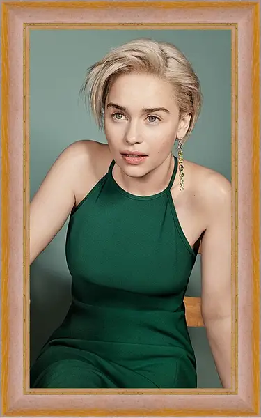 Картина в раме - Эмилия Кларк. Emilia Clarke Картина в раме - Эмилия Кларк. Emilia Clarke