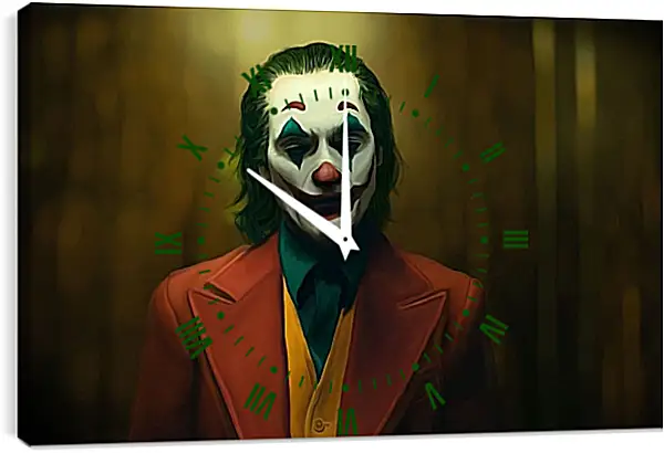 Часы картина - Джокер (Joker) Часы картина - Джокер (Joker)