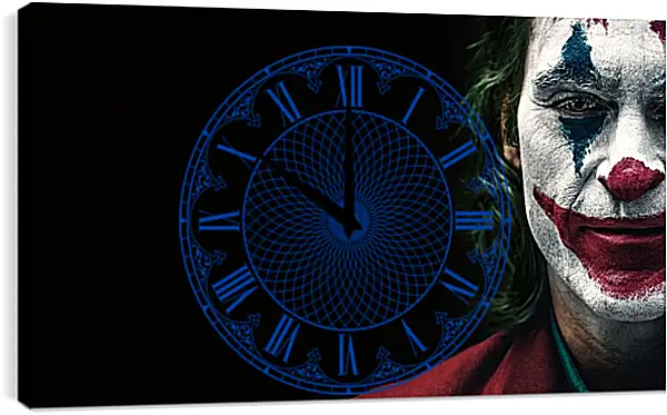 Часы картина - Джокер (Joker) Часы картина - Джокер (Joker)