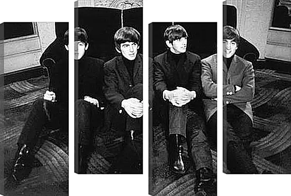 Модульная картина - The Beatles - Битлз Модульная картина - The Beatles - Битлз