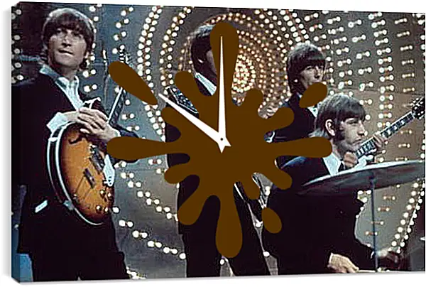 Часы картина - The Beatles - Битлз Часы картина - The Beatles - Битлз