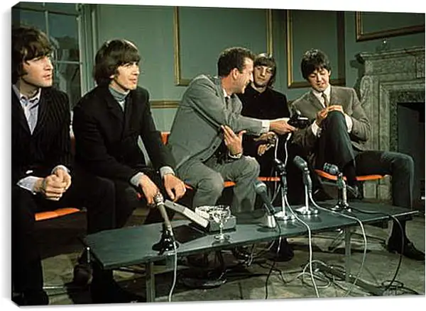Постер на подрамнике - The Beatles - Битлз Постер на подрамнике - The Beatles - Битлз