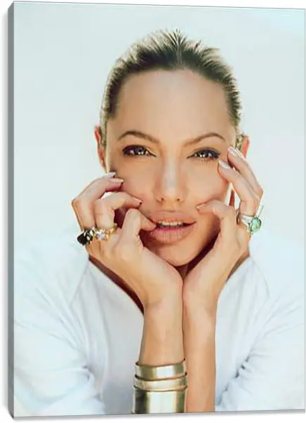 Постер на подрамнике - Angelina Jolie - Анджелина Джоли Постер на подрамнике - Angelina Jolie - Анджелина Джоли