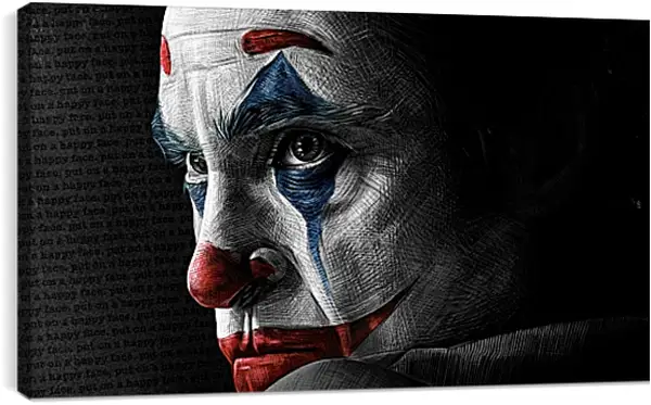 Постер на подрамнике - Джокер (Joker) Постер на подрамнике - Джокер (Joker)