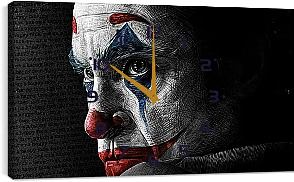 Часы картина - Джокер (Joker) Часы картина - Джокер (Joker)