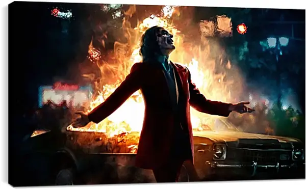 Постер на подрамнике - Джокер (Joker) Постер на подрамнике - Джокер (Joker)