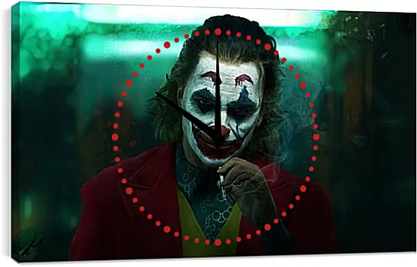 Часы картина - Джокер (Joker) Часы картина - Джокер (Joker)