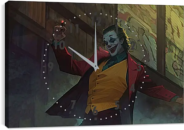 Часы картина - Джокер (Joker) Часы картина - Джокер (Joker)