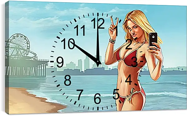 Часы картина - Заставка. GTA V Часы картина - Заставка. GTA V