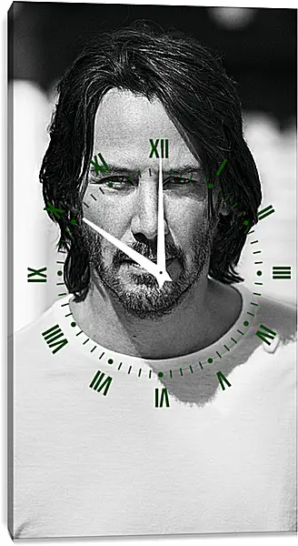 Часы картина - Киану Ривз. Keanu Reeves Часы картина - Киану Ривз. Keanu Reeves