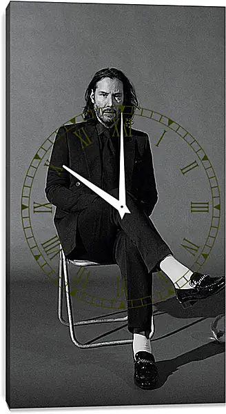 Часы картина - Киану Ривз. Keanu Reeves Часы картина - Киану Ривз. Keanu Reeves