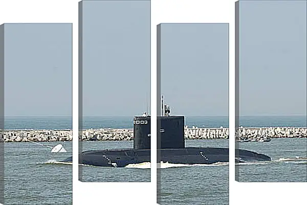 Модульная картина - Подводная лодка Модульная картина - Подводная лодка