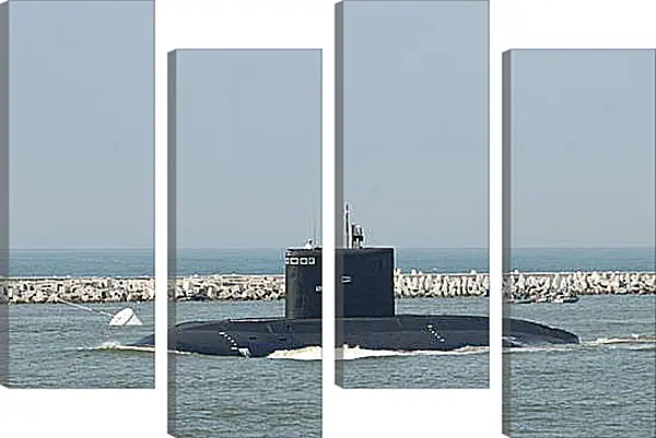 Модульная картина - Подводная лодка Модульная картина - Подводная лодка