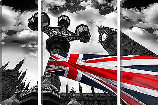 Модульная картина - Биг-Бен ( Big Ben). Лондон. Англия. Модульная картина - Биг-Бен ( Big Ben). Лондон. Англия.