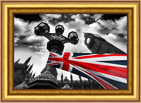 Картина в раме - Биг-Бен ( Big Ben). Лондон. Англия. Картина в раме - Биг-Бен ( Big Ben). Лондон. Англия.